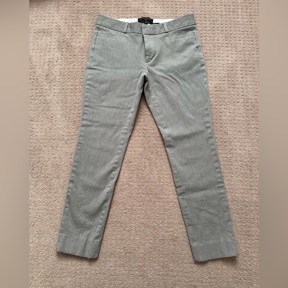 Banana Republic Light Gray Tailored Dress Pants